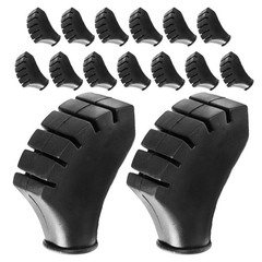 15Pcs Durable Hiking Pole Rubber Tips Nonslip Walking Stick End Caps