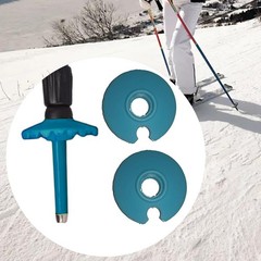 2x Trekking Poles Mud Basket Snow and Mud Baskets Round Trekking Poles Tips for
