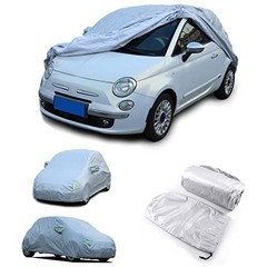 for Fiat 500 Abarth 595 2010-2022 Custom-Fit All Weather Style A Silver