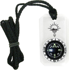 Minicomp II – Mini Orienteering Compass with Rotating Bezel| Easy-To-Read Zipper
