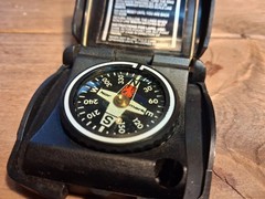VTG Normark Pocket Lapel Compass Model PL 180 Liquid Filled Made In Finland