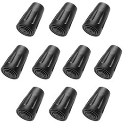 10 Reinforced Rubber Tip End Cap Hammers Trekking Pole Hiking Walking Stick Cane