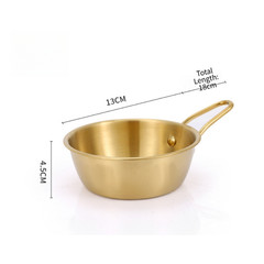 Stainless Steel Rice Wine Serving Bowl Snow Cup Lightweight 18x13x4.5cm