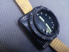 UNTESTED AMF Voit Vintage Scuba Diver Dive Diving Wrist Compass Finland AS IS