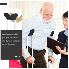 2 Pairs crutch accessories Pads Forearm Crutch Pads Replacment Cushion