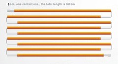 7.9/8.5mm*360/404/442cm Outdoor Camping Hiking Travel Aluminum Alloy Tent Poles