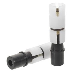 2 Pcs Trekking Tube Expansion Hiking Pole Tips Replacement Extension
