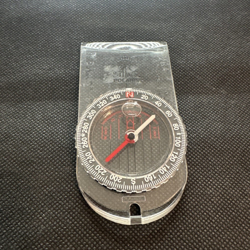 Vintage Silva Polaris Precision Transparent Compass