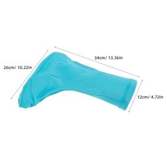 1 Pair Reusable Blue Outdoor Hiking Gaiters Elastic Lightweight Boot Covers