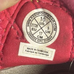 Keen Newport H2 Hiking Sandals Kids US 10 Coral Orange Pink Outdoor Water Cap