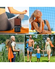 Fit-Flip Microfiber Towel/Shower Towel 70×140 cm, Orange