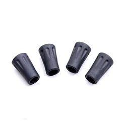 Walking Stick Tips Rubber 4 Pack Trekking Pole Tips Replacement Rubber Feet f…