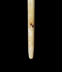 1 in. Hickory Hiking Staff With leather Handle and Wrist Strap. 40 in. to 60 in.