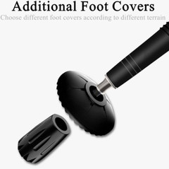 2X Trekking Poles Nordic Walking Hiking Sticks Adjustable Anti-shock Alpenstock