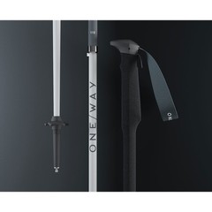 ONE WAY MTX AL Vario 115-135 Asphalt/Ghost Grey Foldable Trekking Poles OZ60623