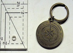 Inspirational Compass Keychain Jeremiah 29:11 Metal Gift Souvenir