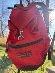 Vintage Hedgren Outdoor Gear Red Nylon Backpack Hiking Travel Pack