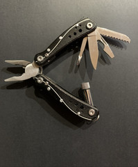 Multi Tool Knife Kit Pliers Knife Saw File, Opener Lot of 2 NEW