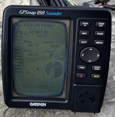 GARMIN GPSMAP 188 SOUNDER GPS CHART PLOTTER FISHFINDER DISPLAY PARTS or REPAIR