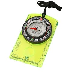 Compass Hiking Survival, Wilderness Survival Compass for Kids- Magnetic green