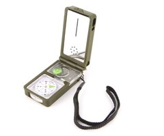 Green Army Military Liquid Multifunction Compass Survival Kit Tool Boy Scouts