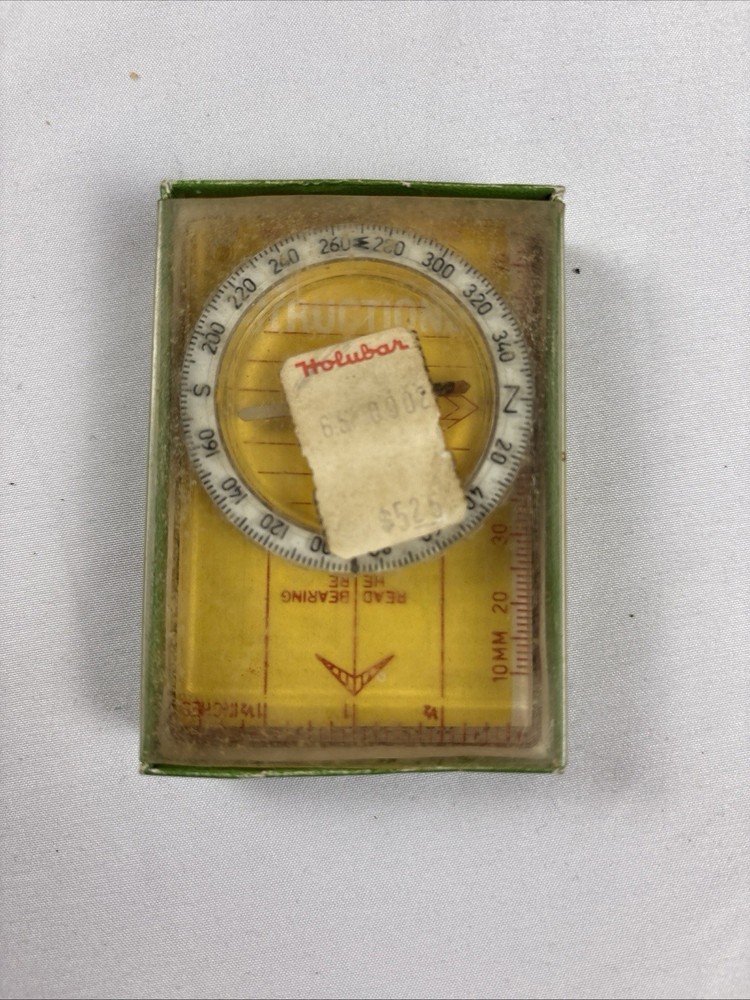 Vintage Polaris Compass Liquid Filled Silva System Hiking Made Sweden Type 7
