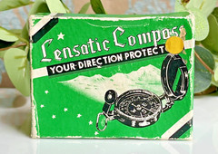 VTG Lensatic Engineer Compass Your Direction Protector w/ Original Box and Paper