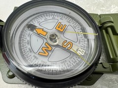 WREN nabfly Military Lensatic Compass Olive Drab Metal Liquid Filled Luminous 2