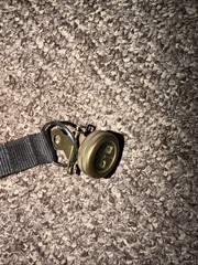 Vintage Marbles Gladstone Mich Brass Compass Black Face Pin Type 1 1/8
