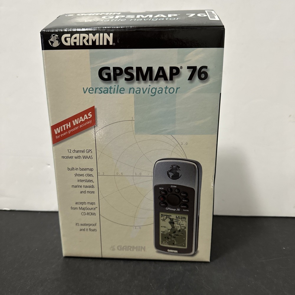Personal GPS – Garmin GPSMAP 76 Handheld GPS Marine Navigator – Open Box