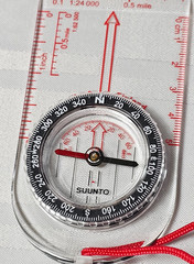 SUUNTO FIELD COMPASS A-10 A10 PARTNER II FINLAND HIKING NAVIGATION SCOUTS A 10