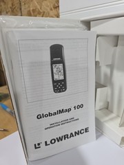 Lowrance GlobalMap 100 Handheld GPS Global Positioning System With VHS *