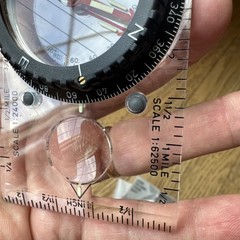 SILVA TYPE 17 BASEPLATE NAVIGATION COMPASS MADE IN SWEDEN RARE EXCELLENT COND