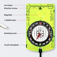 Compass Hiking Backpacking Compass Advanced Scout Compass Navigation NEW