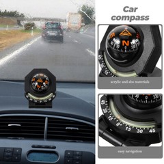 Car Interior Accessories Dashboard Mount Compass Vehicle Truck Boat Compass Tool