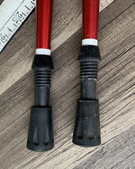 Keenfit 2-Piece Fitness Walking Poles Red