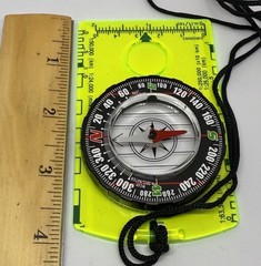 Backpacking Camping Survival Compasses Navigation Baseplate Map Compasses Ruler