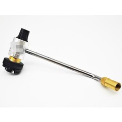 Brass CGA600 to Butane Gas Adapter with Auto Shut Off Compact 103g Design