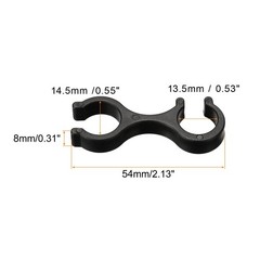 6pcs Clamps Walking Stick Double Rod Buckle Plug for Hiking Camping Outdoor