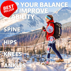 Collapsible Trekking Poles 7075 Aluminum Telescopic Tri-Fold Hiking Sticks – US