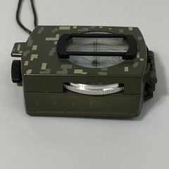 Aluminum Military Prismatic Sighting Compass With Case Digital Camo Design