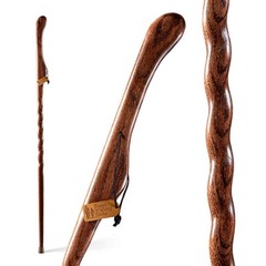 Handcrafted Red Walking Stick Lightweight Hiking Pole Perfect for Stability