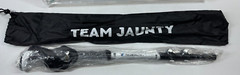 2-Team Jaunty Trekking Hiking Poles Lightweight Aluminum Alloy 135Cm Collapsable
