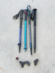 Lot of 4 Forclaz Individual Trekking Poles