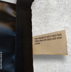 Vans Black Water-Resistant Bag