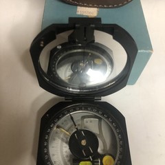 Vintage Sokkisha Tokyo Transit Compass in Leather Case