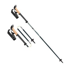 Leki Makalu Cork FX TA Trekking Poles Pair Foldable Adjustable Cork 100-120 CM