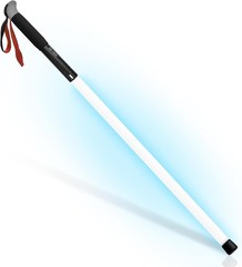 Aerospace Aluminum LED Hiking Pole – 40″ for Night Hiking, 2 Pack