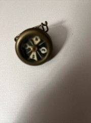 Marbles Gladstone Compass Lapel Pin Hunting Hiking Orienteering Geocaching