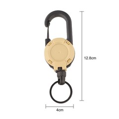 Anti-Loss Keychain Retractable Keychain Steel Cable Keychain 60cm Steel Cable